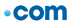 Logotipo do domínio .com